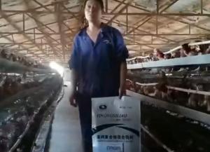 原保軍在河南安陽為益農(nóng)蛋雞預(yù)混料代言！